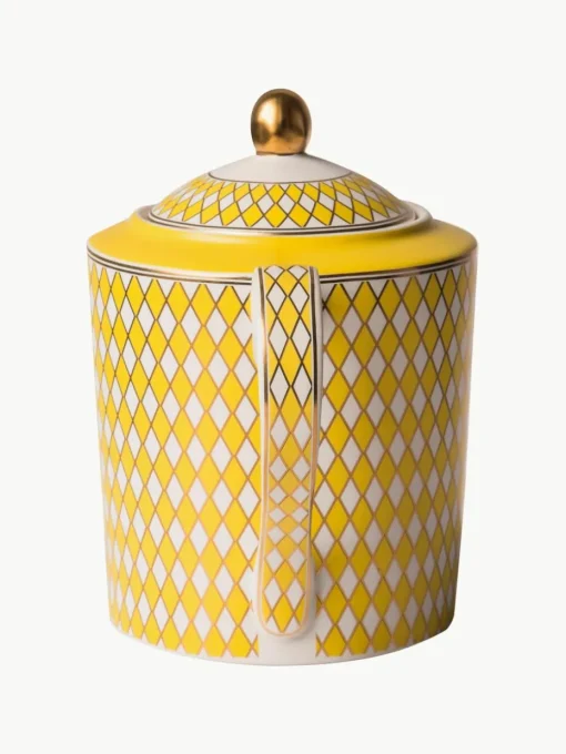 Handgemaakte porseleinen theepot Chess, 1.1 L
