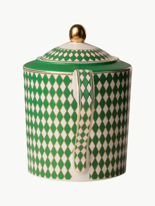 Handgemaakte porseleinen theepot Chess, 1.1 L