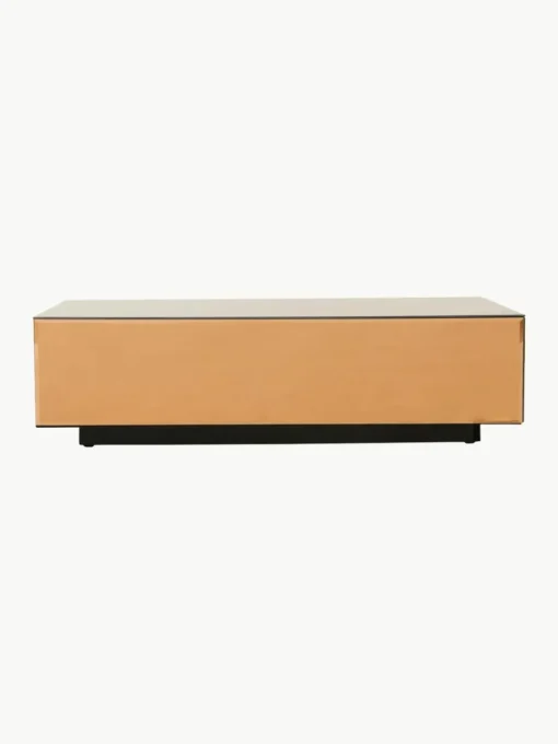Handgemaakte salontafel Mirror van spiegelglas, B 90 cm