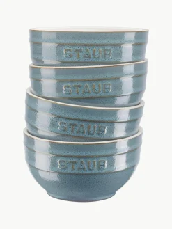 Handgemaakte schalen Ceramique in verschillende formaten, 4 stuks