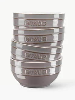 Handgemaakte schalen Ceramique in verschillende formaten, 4 stuks