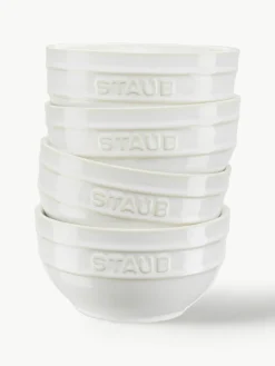 Handgemaakte schalen Ceramique in verschillende formaten, 4 stuks