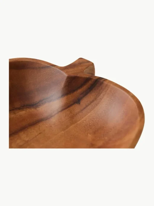 Handgemaakte schalen Fruit van acaciahout, 2 stuks