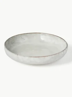 Handgemaakte schalen Nordic Sand, Ø 22 cm, 4 stuks