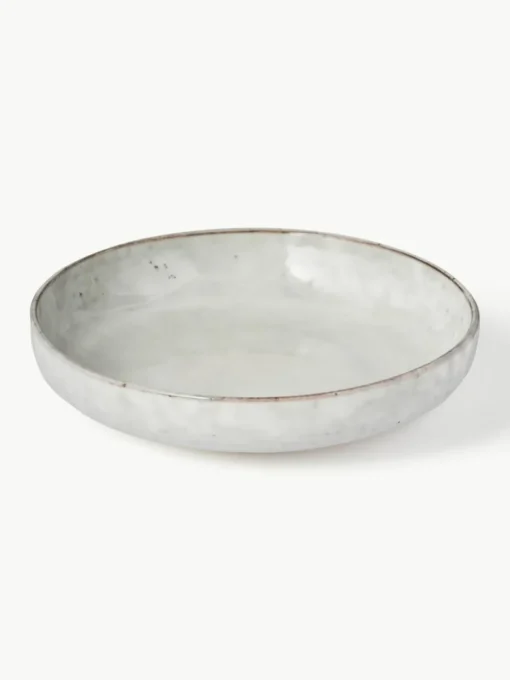 Handgemaakte schalen Nordic Sand, Ø 22 cm, 4 stuks