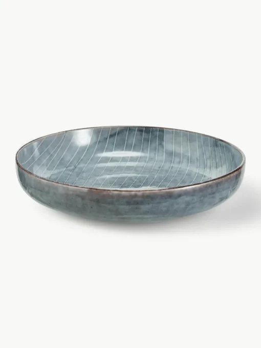 Handgemaakte schalen Nordic Sea, Ø 22 cm, 4 stuks