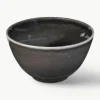 Handgemaakte schalen Nordic Coal, 4 stuks