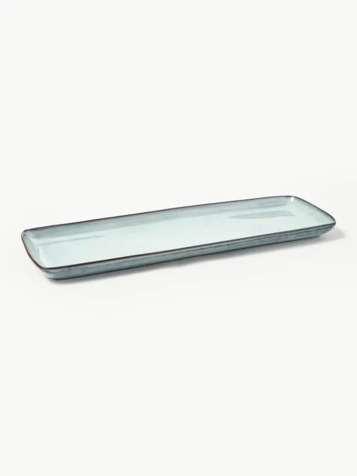 Handgemaakte serveerplateau Nordic Sea, L 35 cm