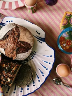 Handgemaakte serveerplateau Shell