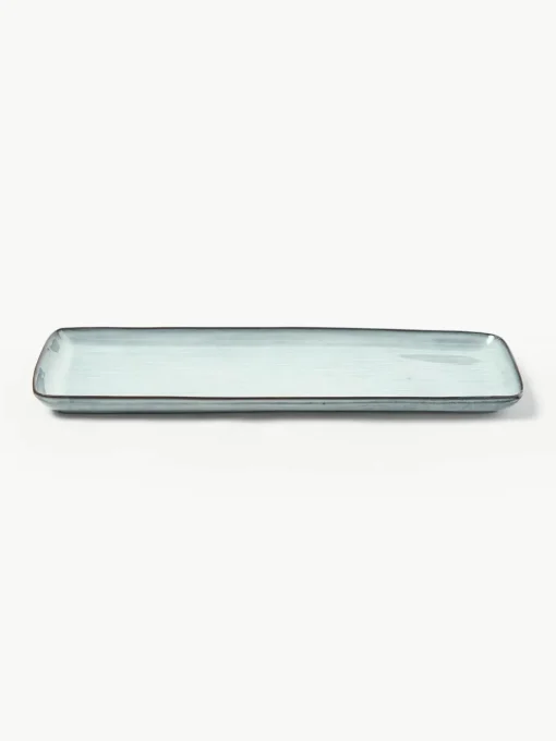 Handgemaakte serveerplateau Nordic Sea, L 35 cm