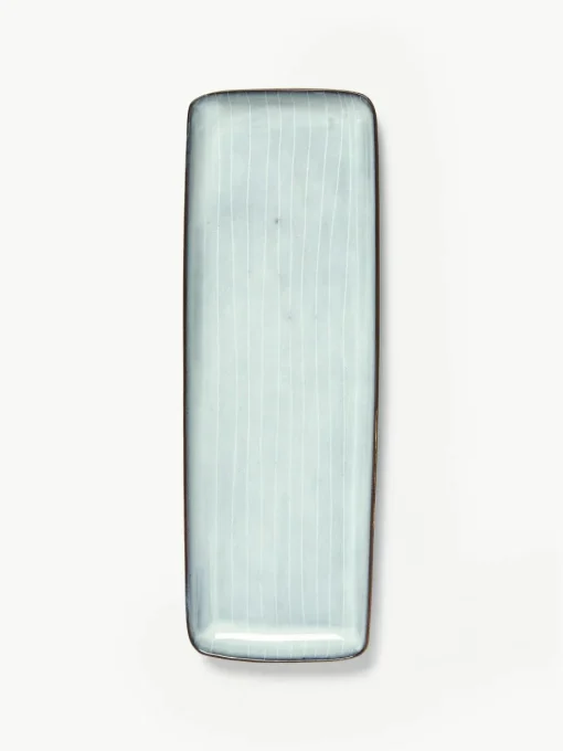 Handgemaakte serveerplateau Nordic Sea, L 35 cm