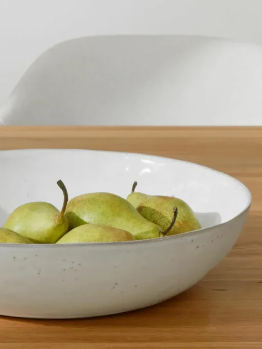 Handgemaakte serveerschaal Nordic Sand Ø 34 cm