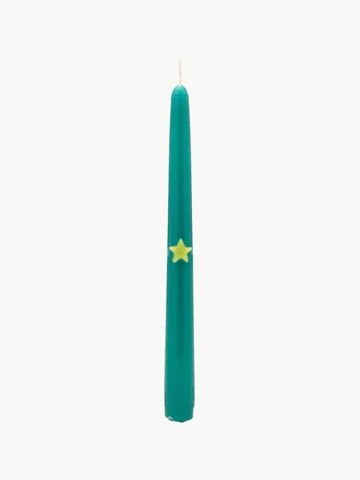 Handgemaakte steekkaarsen Christmas Star, 2 stuks