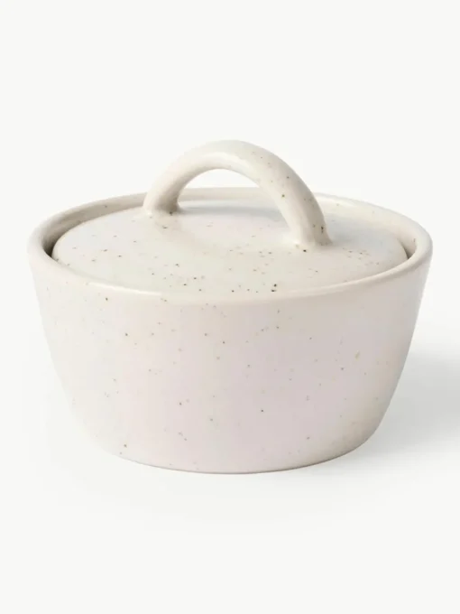 Handgemaakte suikerpot Nordic Vanilla
