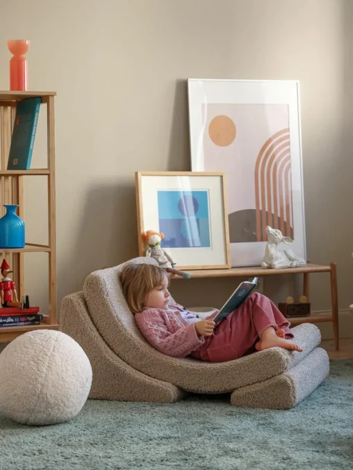 Handgemaakte teddy kinderstoel Moon