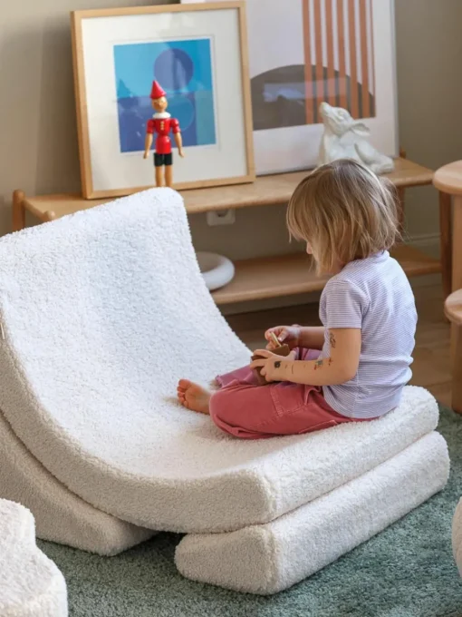 Handgemaakte teddy kinderstoel Moon