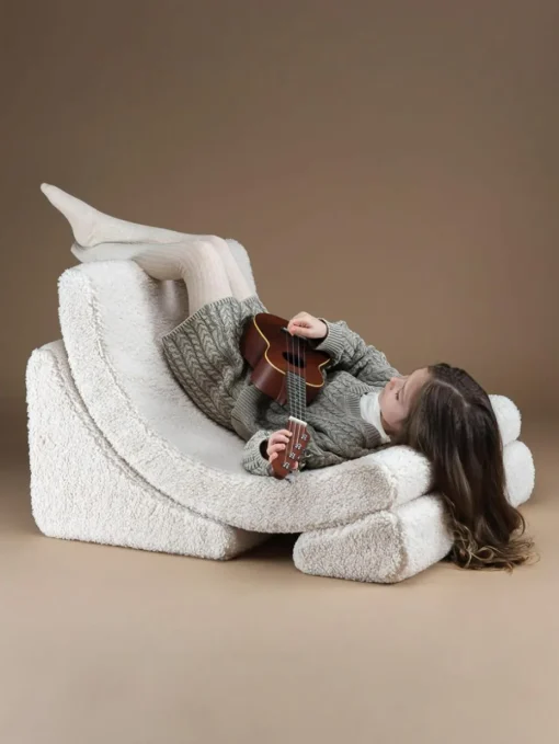 Handgemaakte teddy kinderstoel Moon