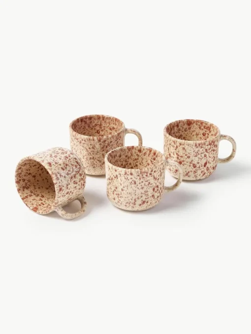 Handgemaakte theekopjes Bernardo, 4 stuks