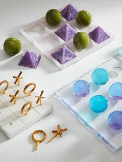 Handgemaakte Tic-Tac-Toe speel Mustique