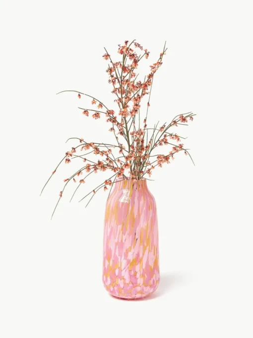 Handgemaakte vaas Confetti, H 26 cm