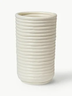 Handgemaakte vaas Corduroy, H 21 cm
