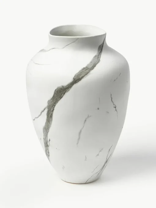 Handgemaakte vaas Latona, gemarmerd, H 30 cm