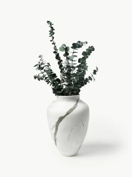 Handgemaakte vaas Latona, gemarmerd, H 30 cm