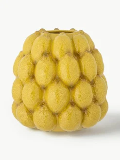Handgemaakte vaas Limone, H 22 cm
