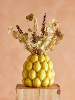 Handgemaakte vaas Limone, H 22 cm