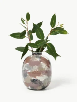 Handgemaakte vaas Thyra uit ijzer, H 31 cm