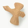 Handgemaakte wandhaak Billie Bird van espenhout