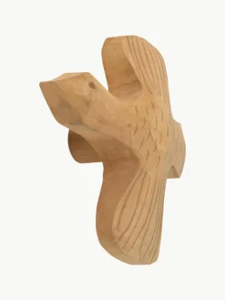 Handgemaakte wandhaak Billie Bird van espenhout