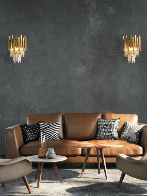 Handgemaakte wandlamp Aspen