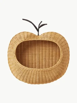 Handgemaakte wandrek Apple van rotan