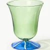 Handgemaakte waterglazen Eve van borosilicaatglas, 2 stuks