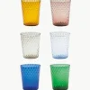 Handgemaakte waterglazen Veneziano, 6-delig