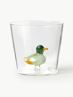 Handgemaakte waterglazen Animal Farm, 6-delig