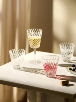 Handgemaakte waterglazen Carson, 4 stuks
