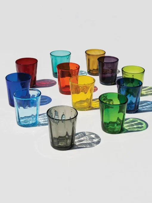 Handgemaakte waterglazen Confezione, set van 6