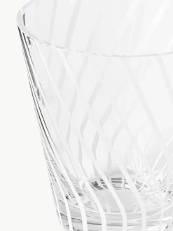 Handgemaakte waterglazen Carson, 4 stuks