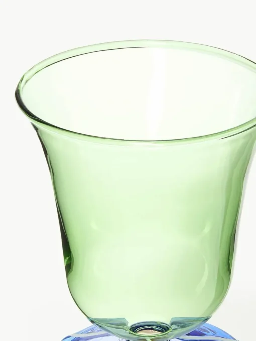 Handgemaakte waterglazen Eve van borosilicaatglas, 2 stuks