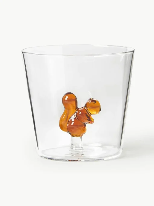 Handgemaakte waterglazen Animal Farm, 6-delig