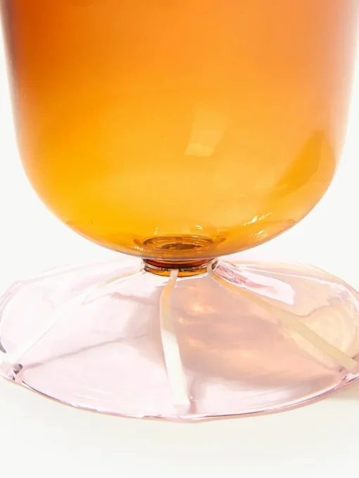 Handgemaakte waterglazen Eve van borosilicaatglas, 2 stuks