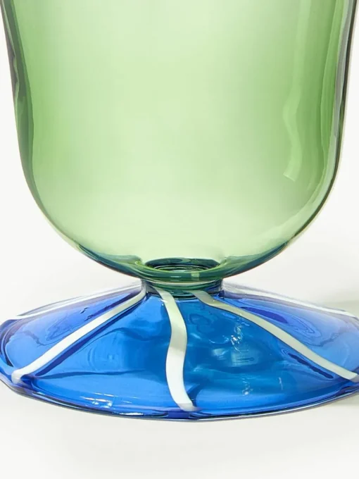 Handgemaakte waterglazen Eve van borosilicaatglas, 2 stuks