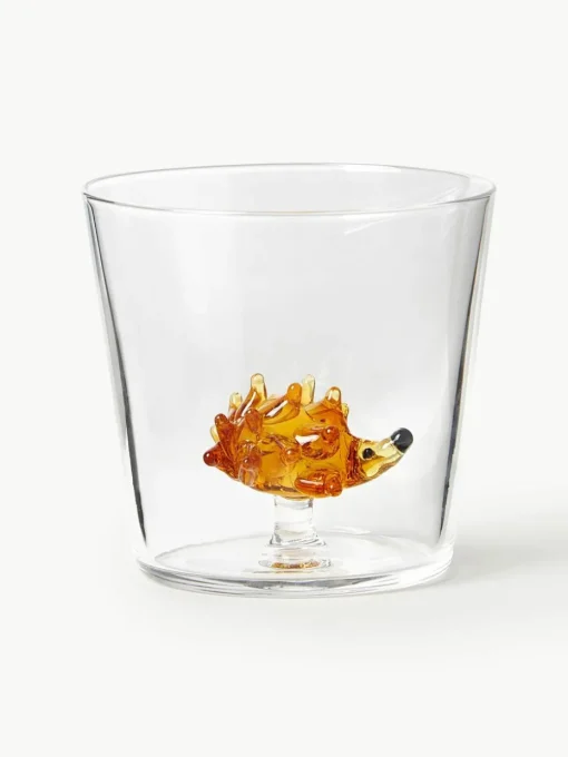 Handgemaakte waterglazen Animal Farm, 6-delig