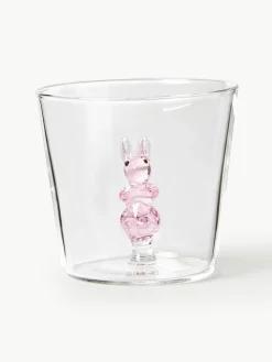Handgemaakte waterglazen Animal Farm, 6-delig