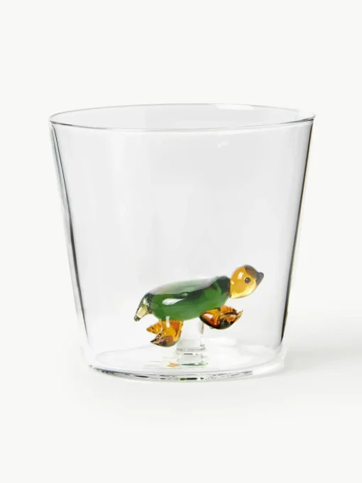 Handgemaakte waterglazen Animal Farm, 6-delig