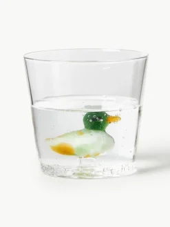 Handgemaakte waterglazen Animal Farm, 6-delig
