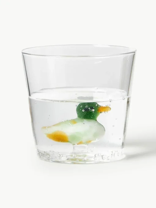 Handgemaakte waterglazen Animal Farm, 6-delig