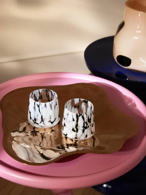 Handgemaakte waxinelichthouder Sally, 2 stuks